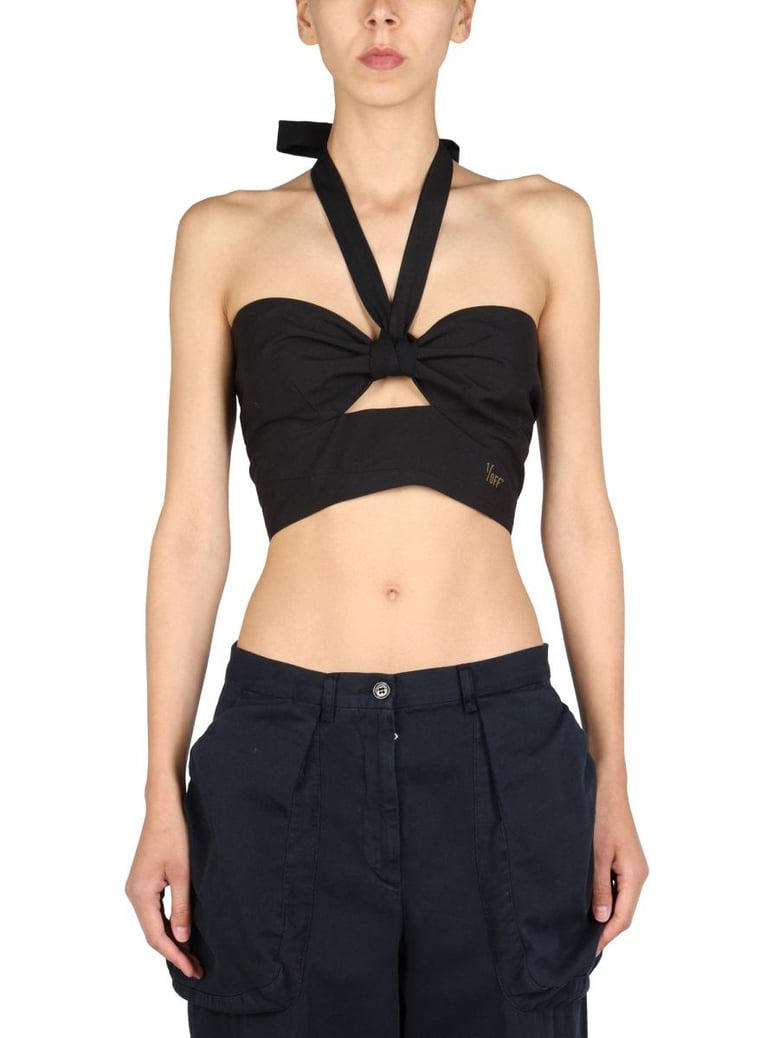 top with crossed straps by Selfnex