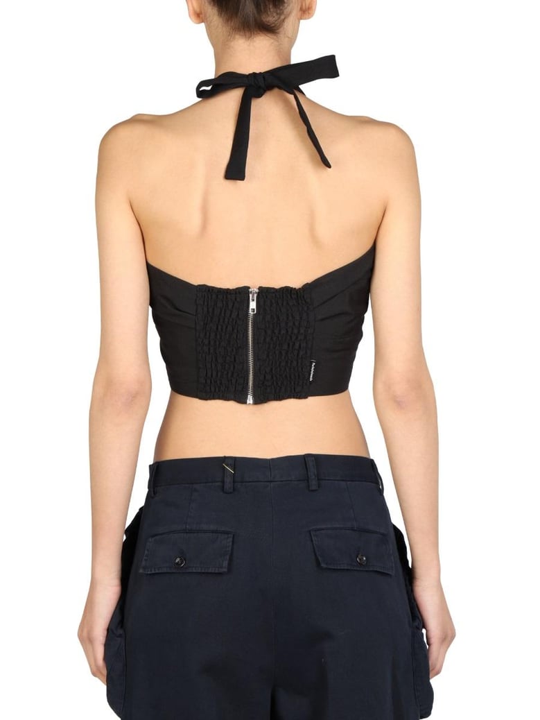 top with crossed straps by Selfnex