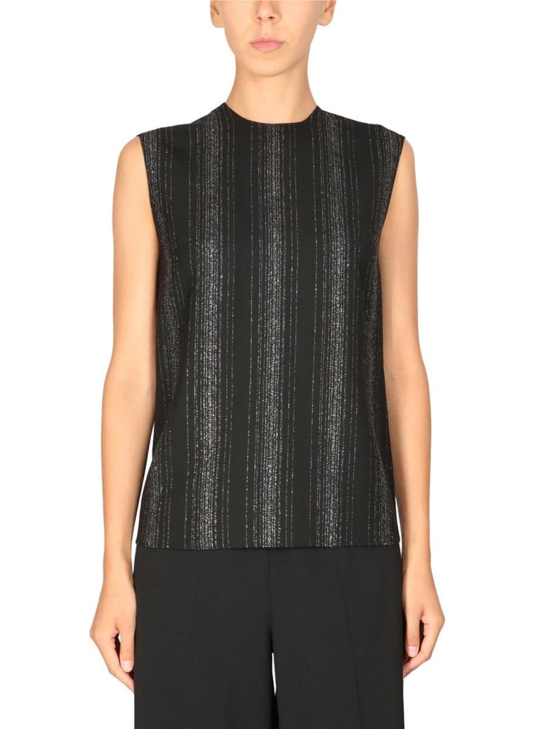 lurex tailored top by Selfnex