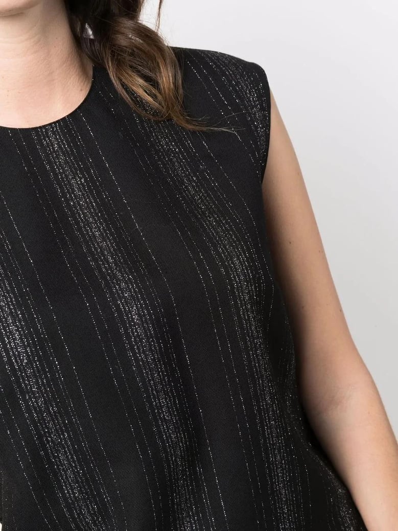 lurex tailored top by Selfnex