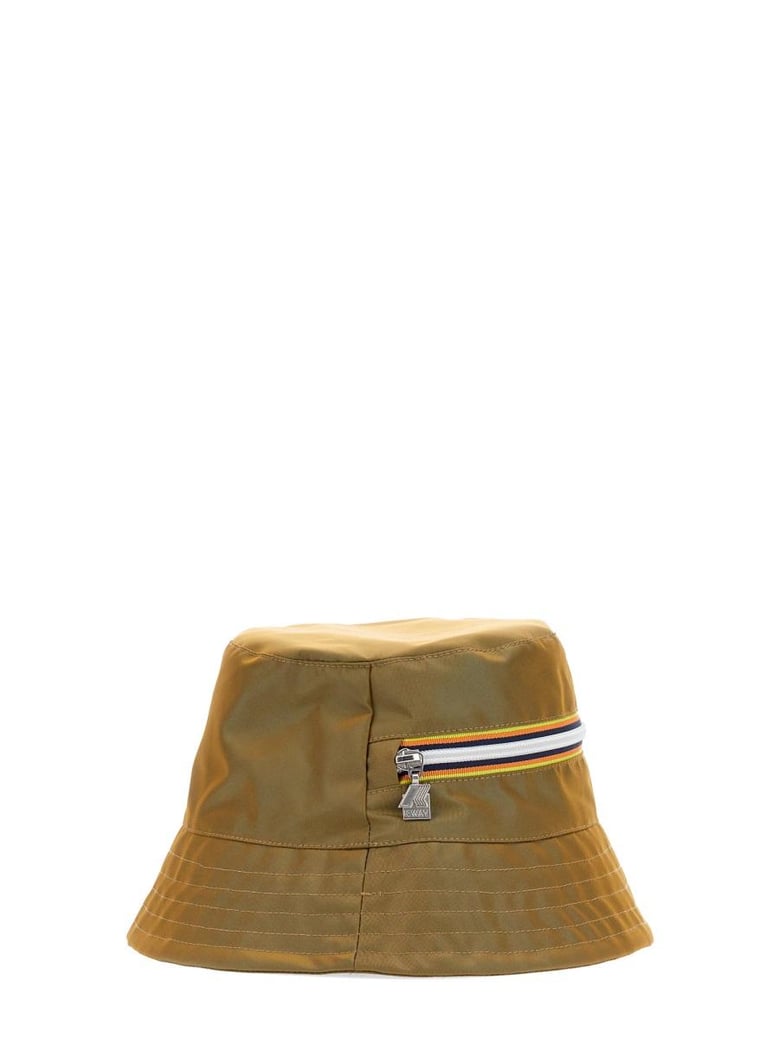 bucket hat with zipper logo by Selfnex