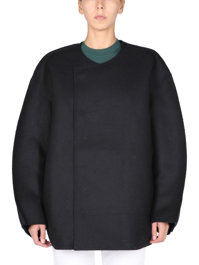 loose fit coat by Selfnex