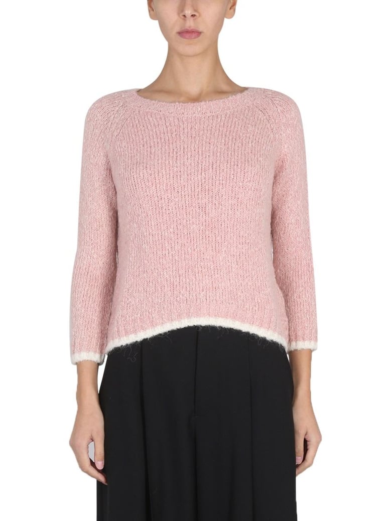 alpaca blend sweater by Selfnex