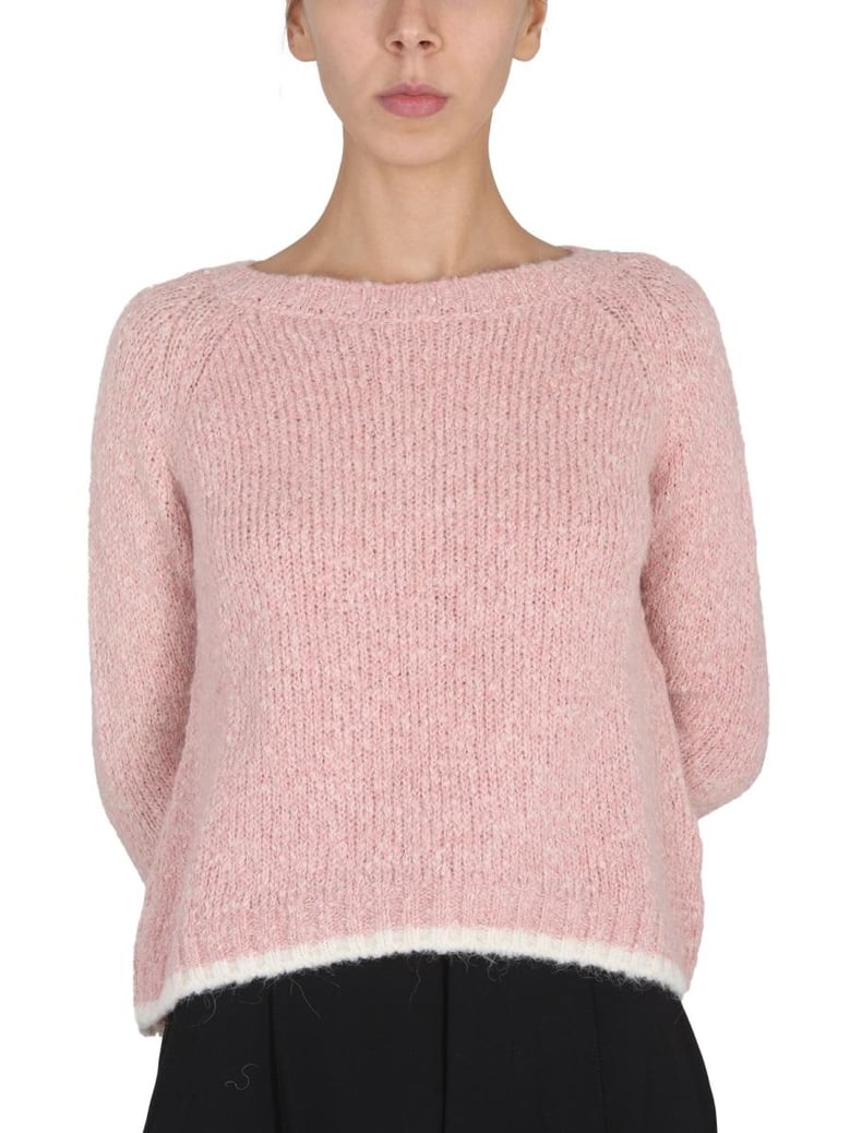 alpaca blend sweater by Selfnex