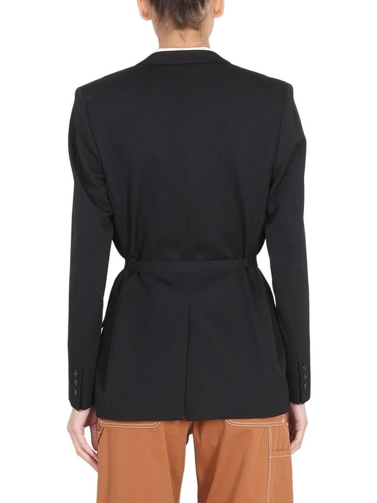 belted blazer by Selfnex