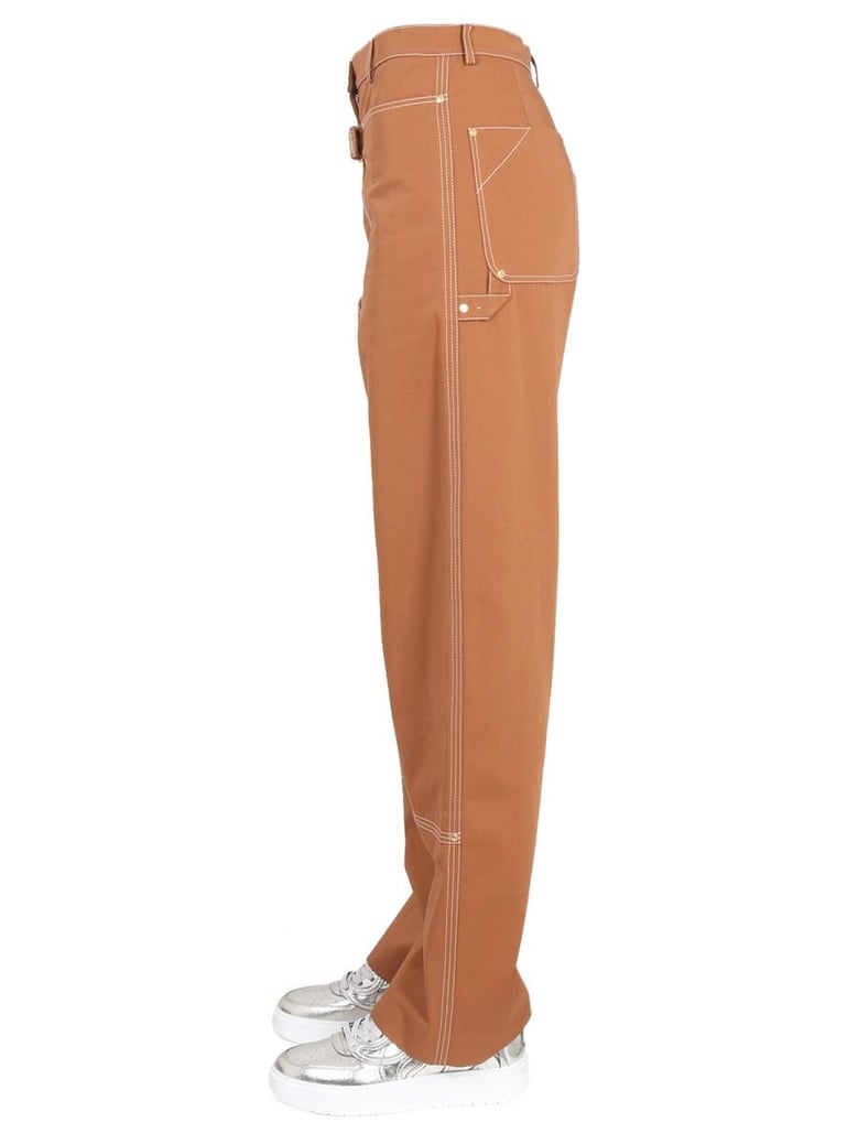 pants with buckle by Selfnex