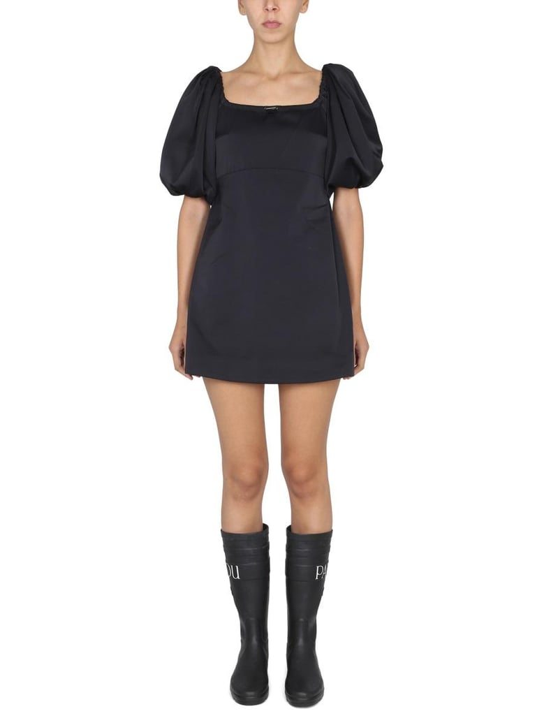 mini dress with balloon sleeves by Selfnex