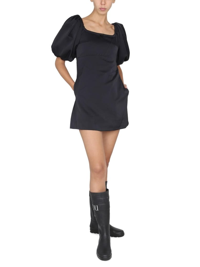 mini dress with balloon sleeves by Selfnex