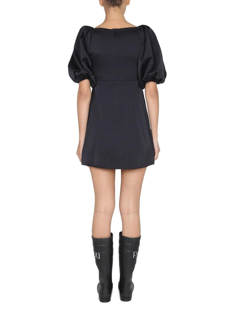 mini dress with balloon sleeves by Selfnex