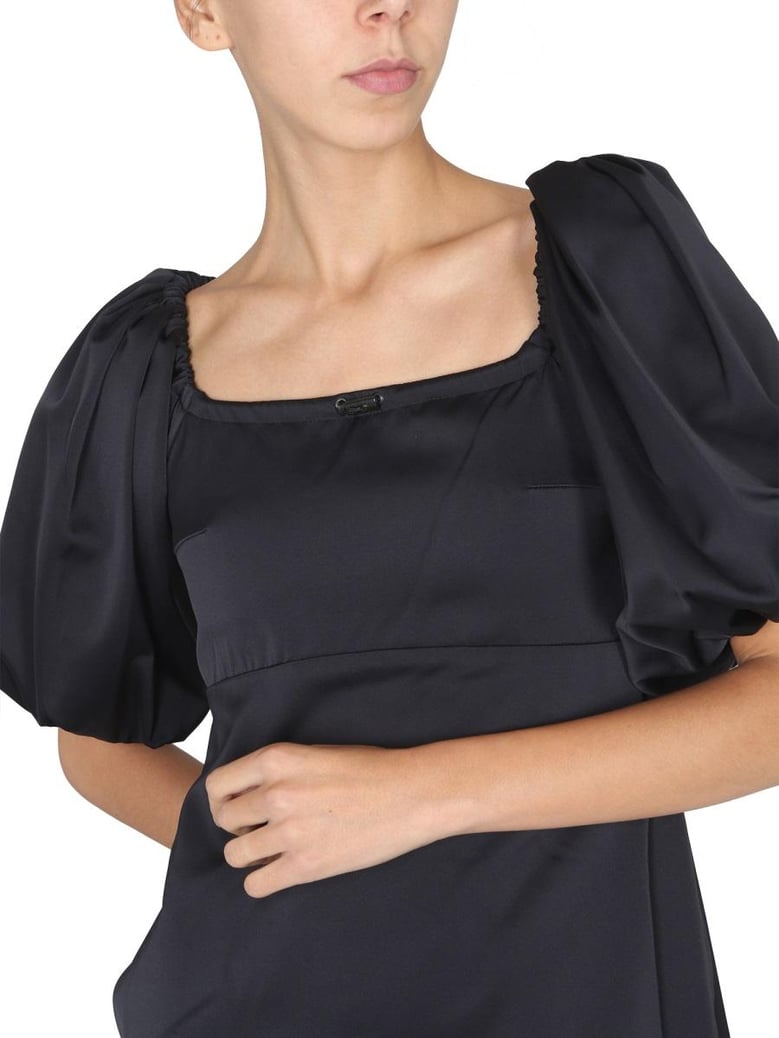 mini dress with balloon sleeves by Selfnex
