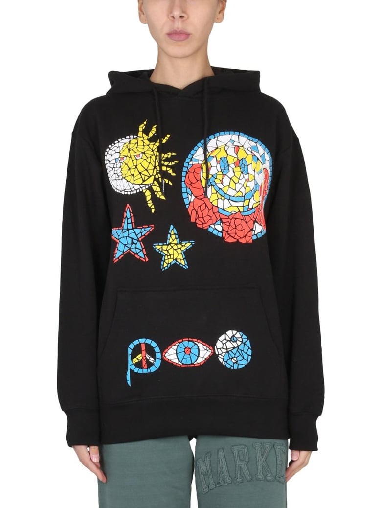 hand drawn varsity sweatshirt by Selfnex