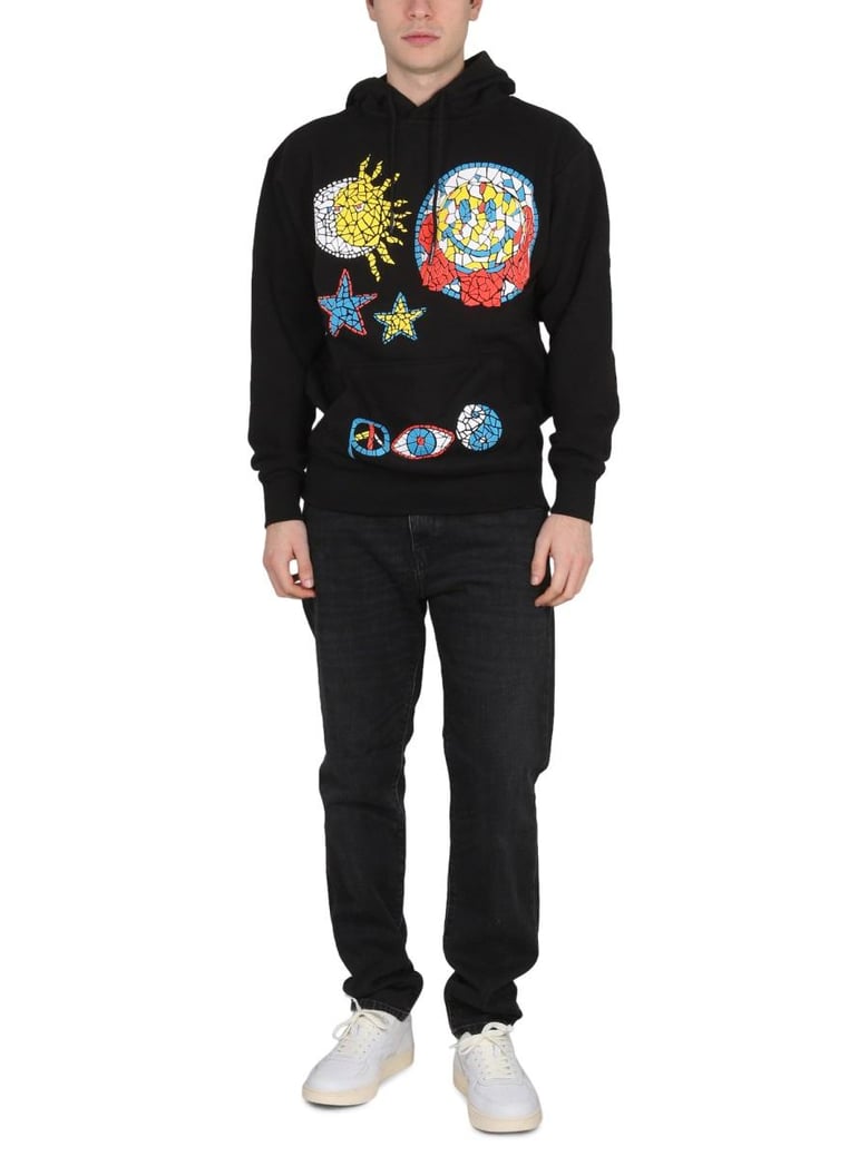 hand drawn varsity sweatshirt by Selfnex