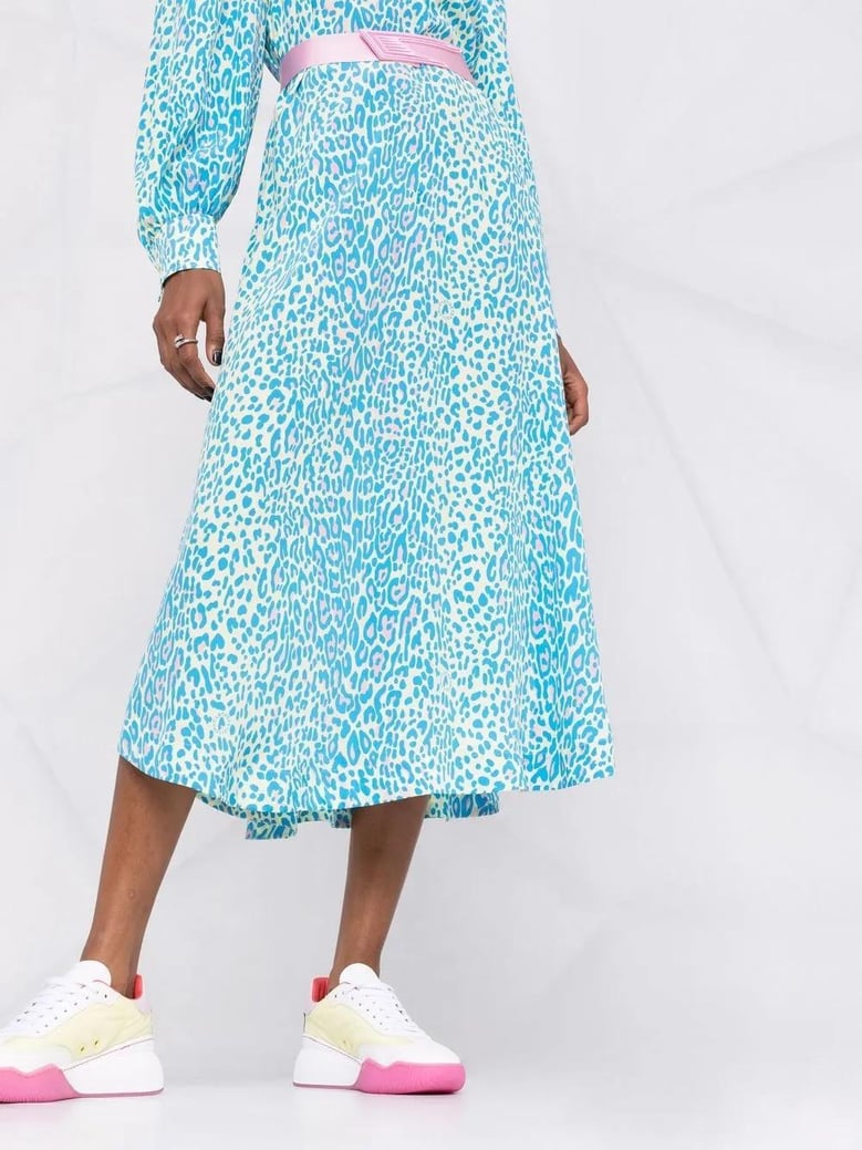 dress with animal pattern by Selfnex