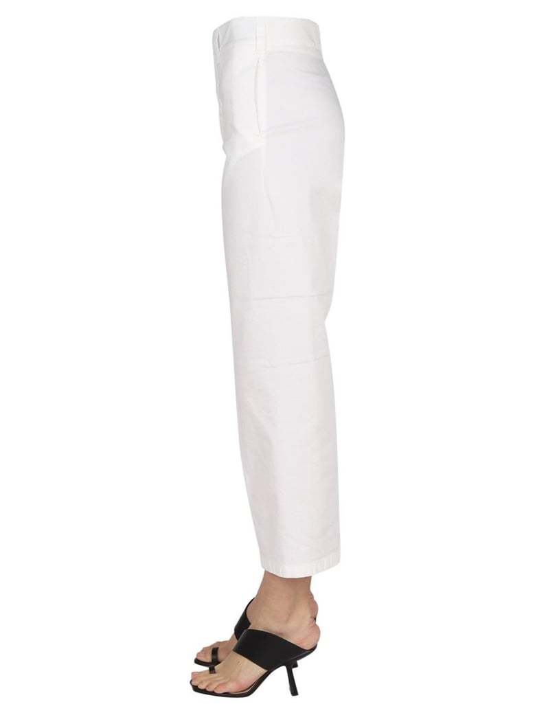 cropped fit jeans by Selfnex