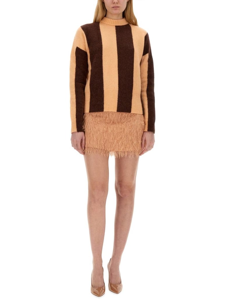 frizzy mini skirt by Selfnex