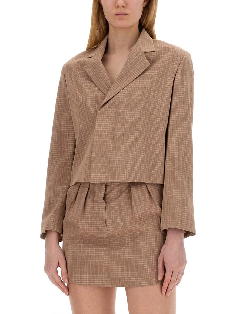 cropped jacket by Selfnex