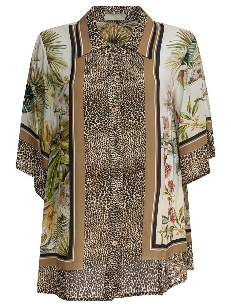 savannah print shirt by Selfnex