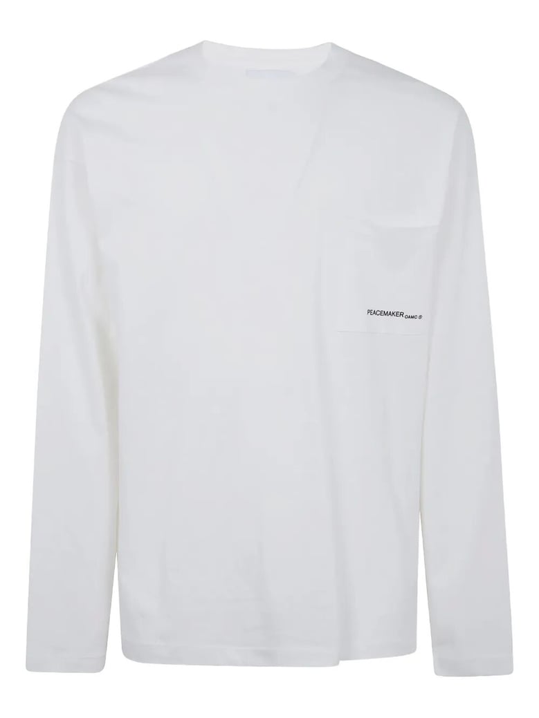 peacemaker lighter long sleeves pocket tee by Selfnex