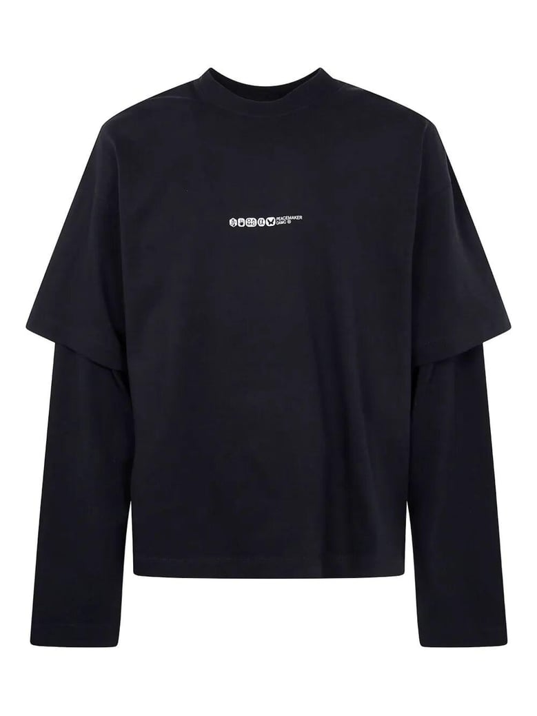 peacemaker painted double layer boxy tshirt by Selfnex