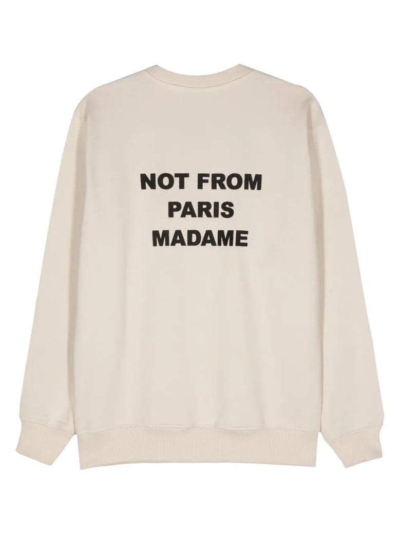le sweatshirt slogan round neck sweatshirt by Selfnex