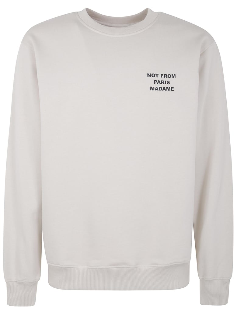 le sweatshirt slogan round neck sweatshirt by Selfnex