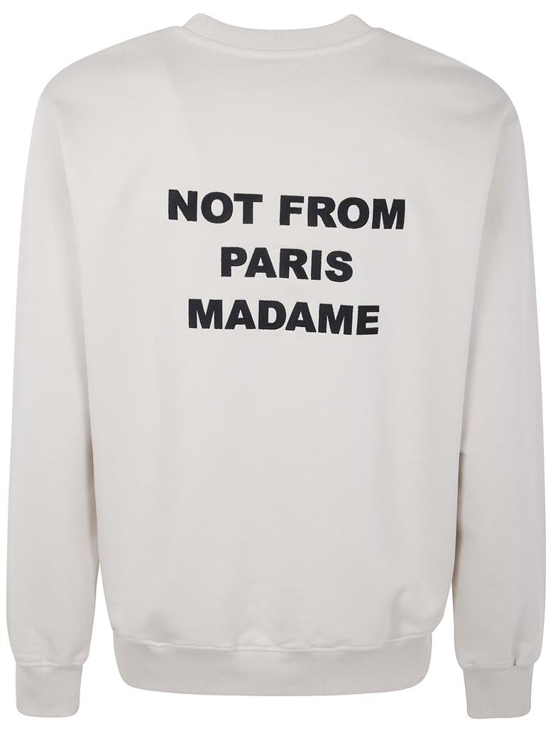 le sweatshirt slogan round neck sweatshirt by Selfnex