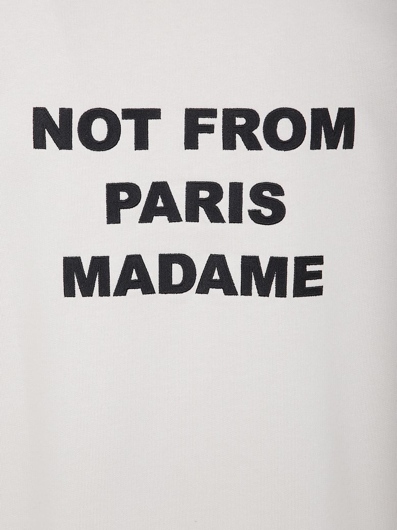 le sweatshirt slogan round neck sweatshirt by Selfnex