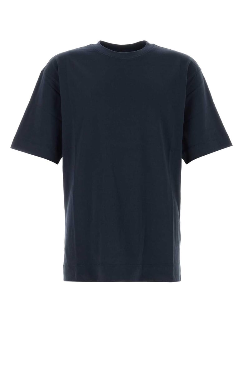 navy blue cotton heli t-shirt by Selfnex