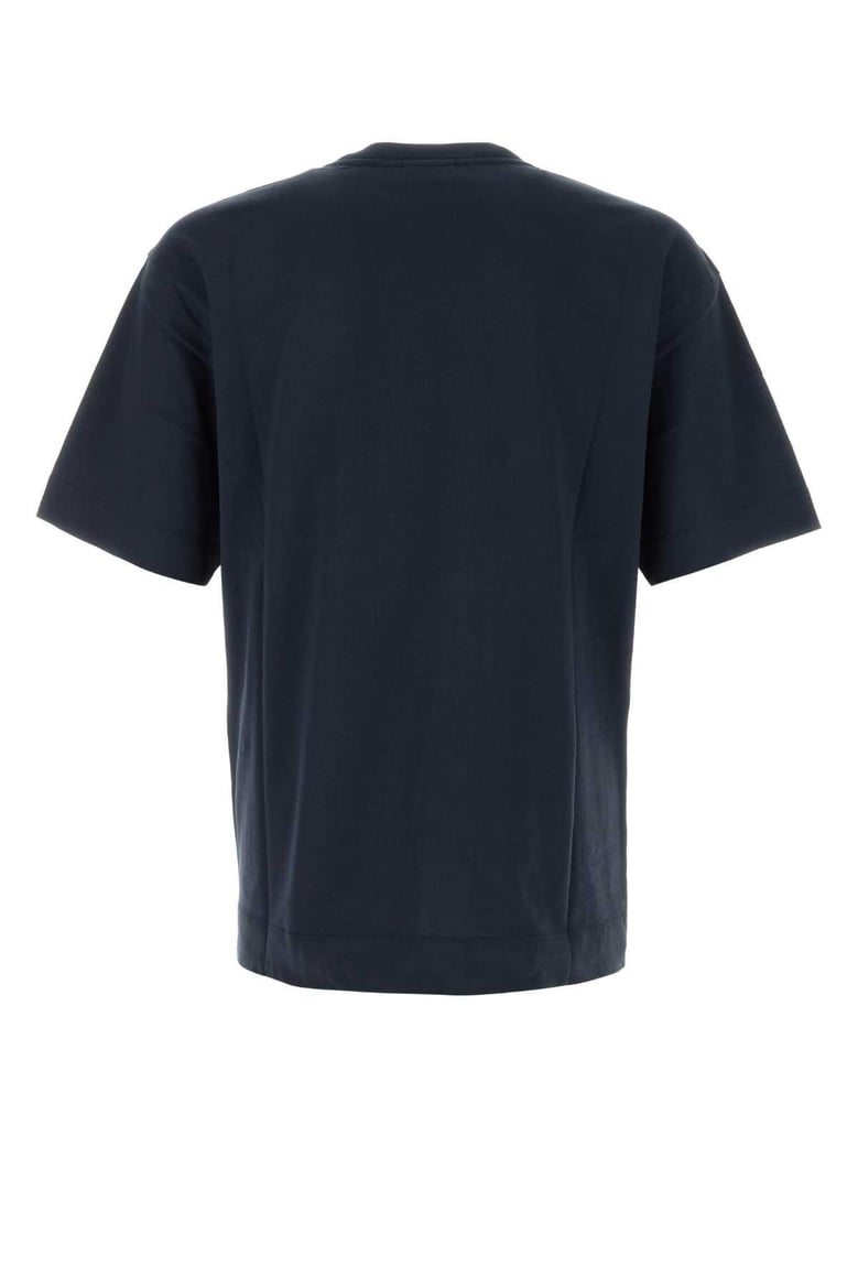 navy blue cotton heli t-shirt by Selfnex