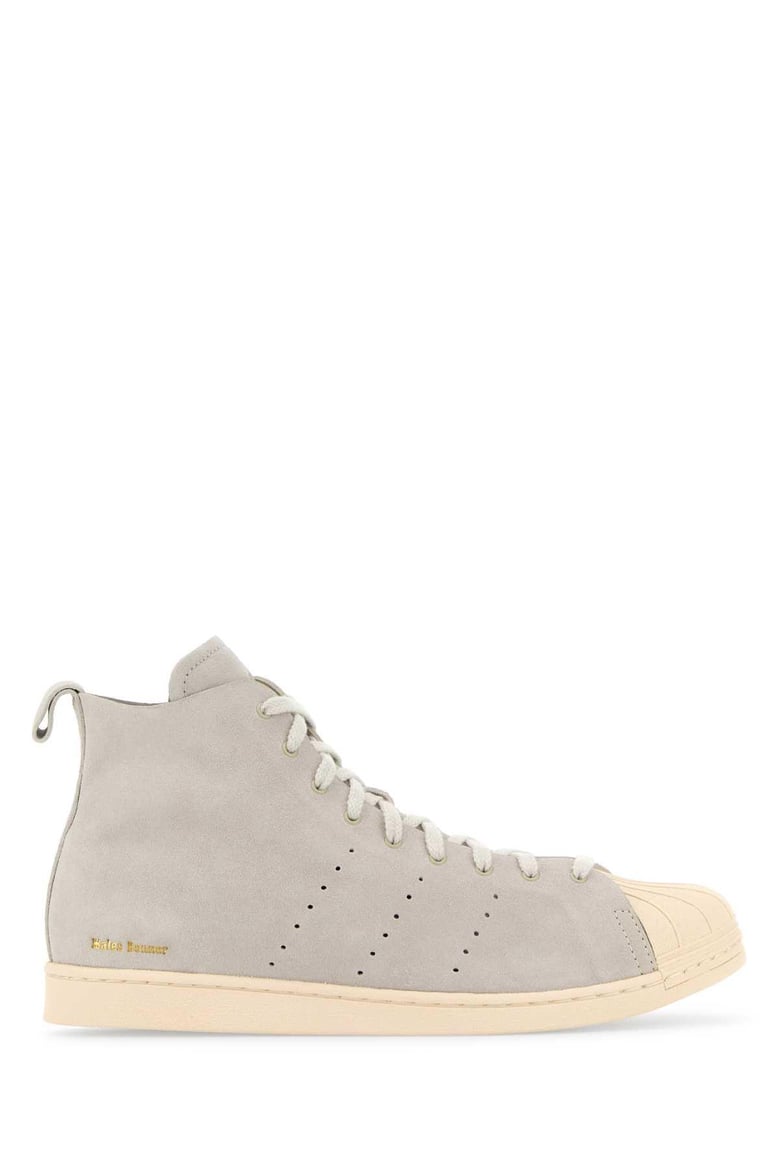 light grey suede wales bonner x adidas superstar sneakers by Selfnex