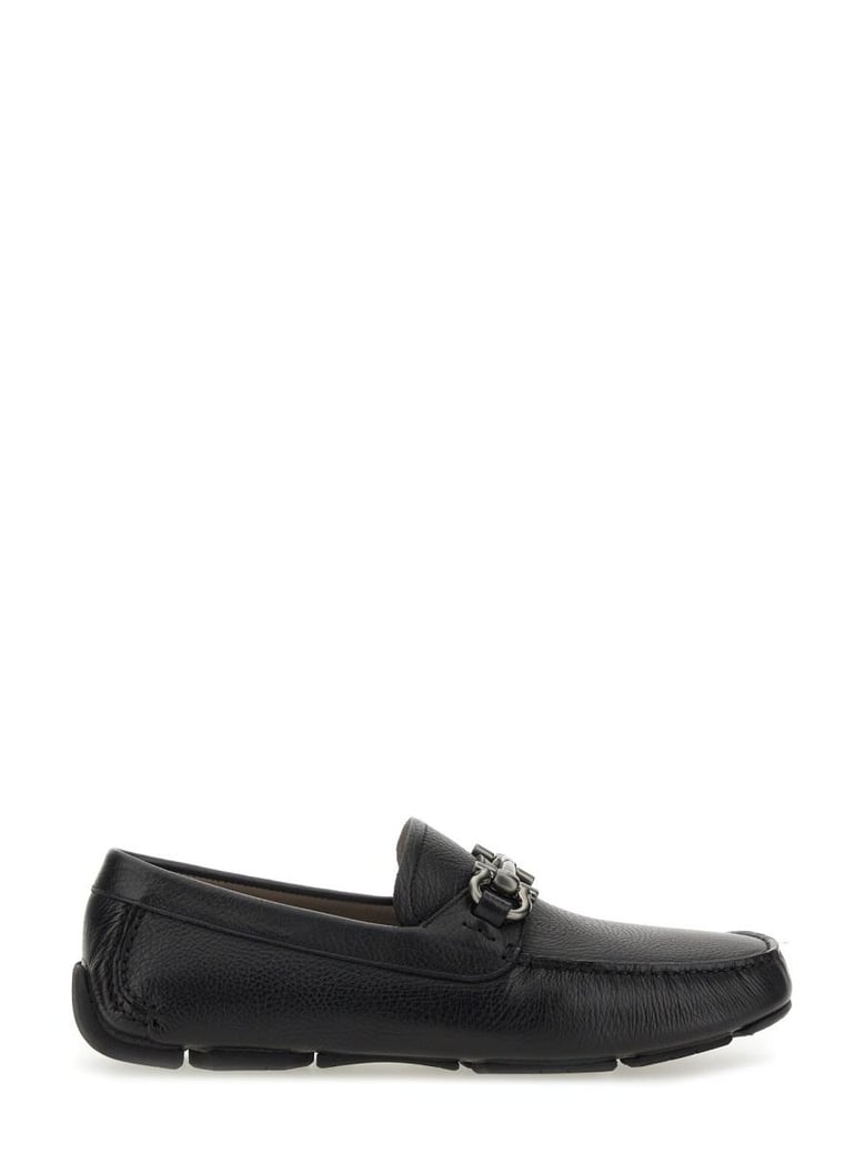 black calf loafers by Selfnex