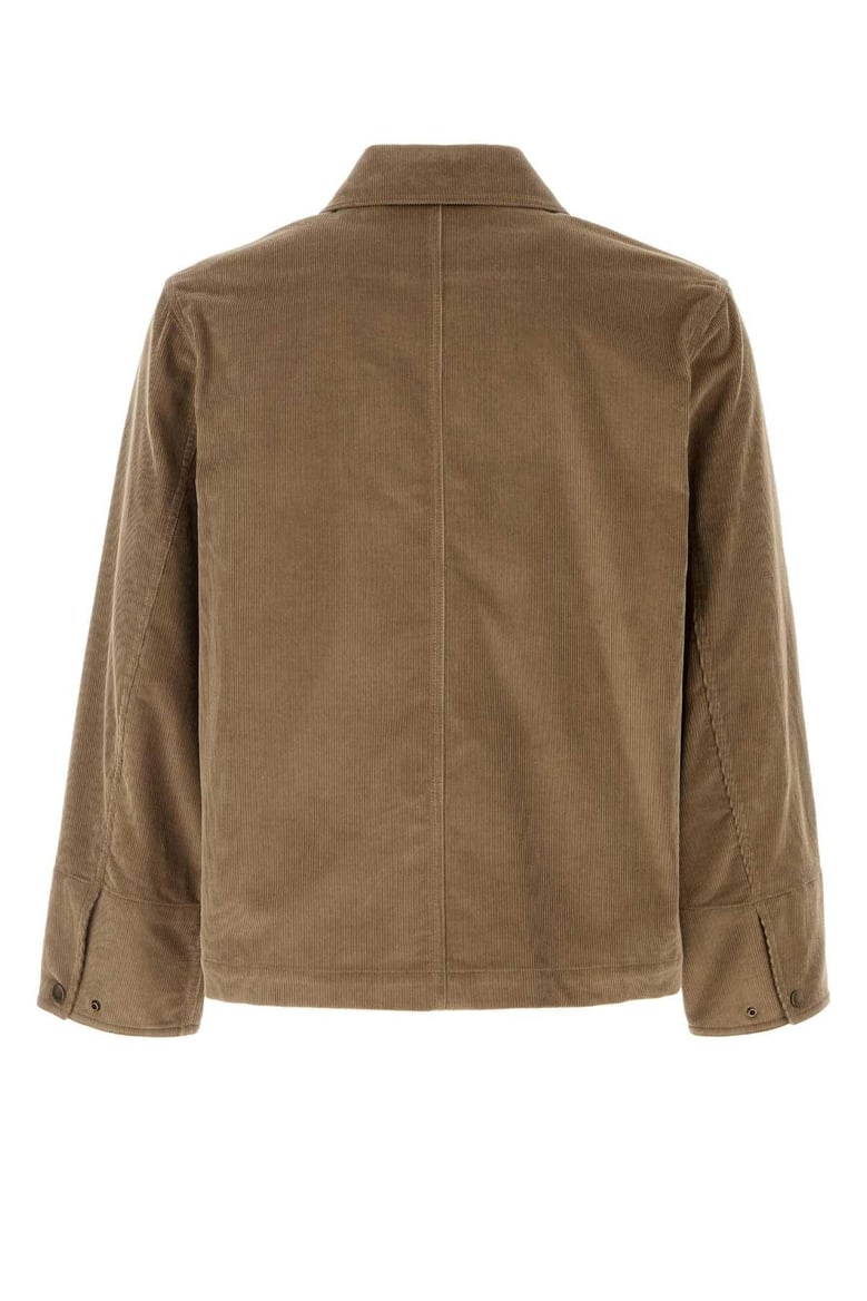 khaki corduroy jacket by Selfnex