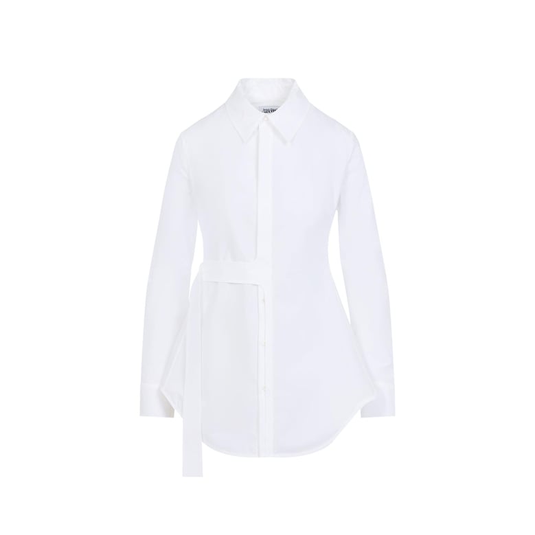 strap detail shirt by Selfnex