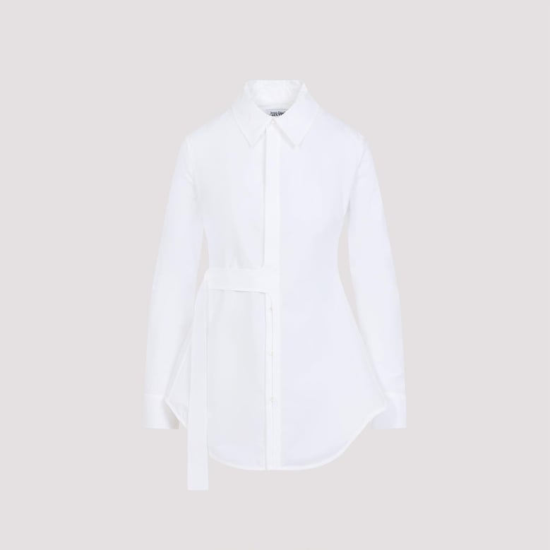 strap detail shirt by Selfnex