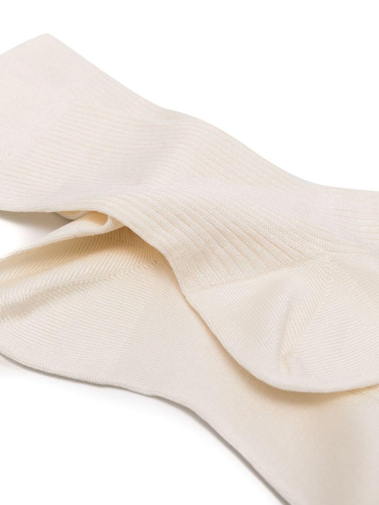 one ribbed socks by Selfnex