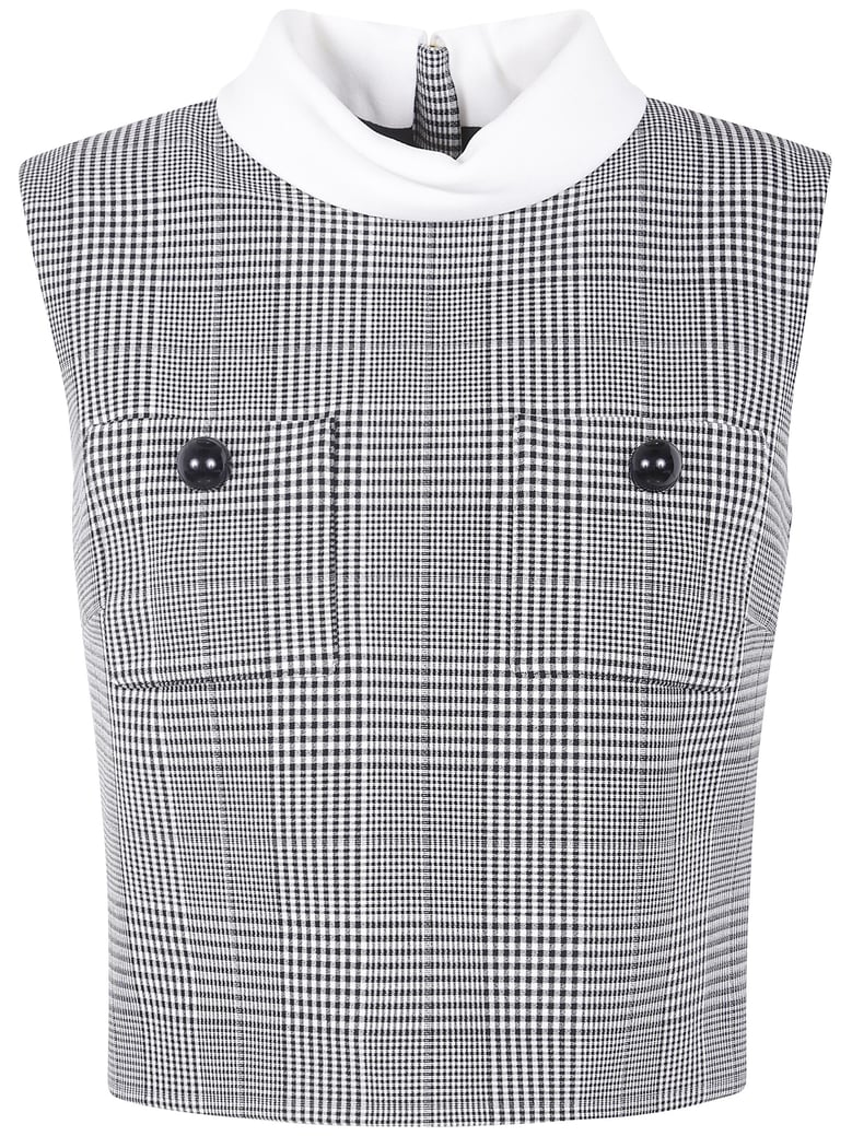 prince of wales check top by Selfnex