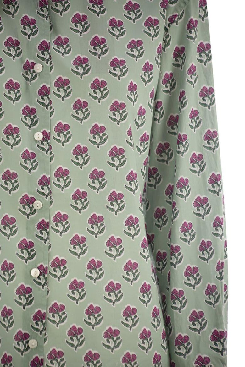 meredith - cotton shirt with pattern by Selfnex