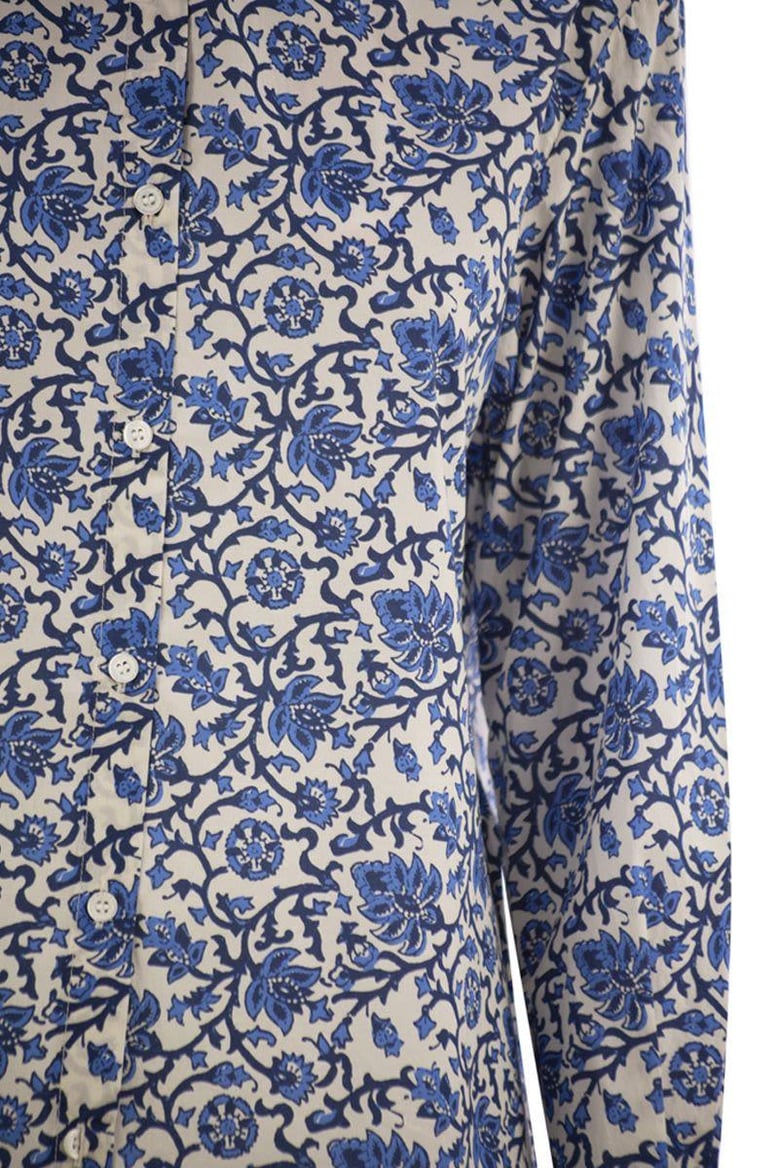 brigitte - shirt with flower pattern by Selfnex