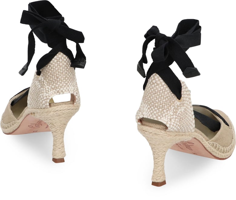 castaner x manolo blahnik - casta canvas heel espadrilles by Selfnex