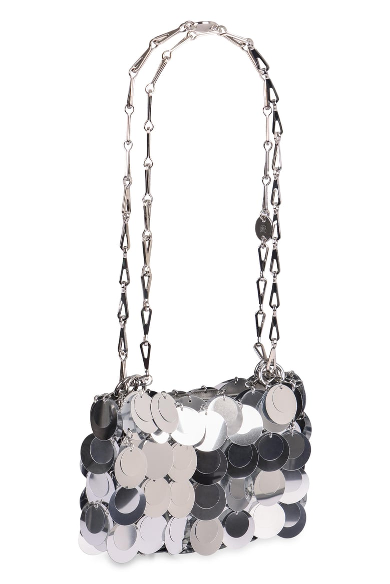 sparkles discs nano bag by Selfnex