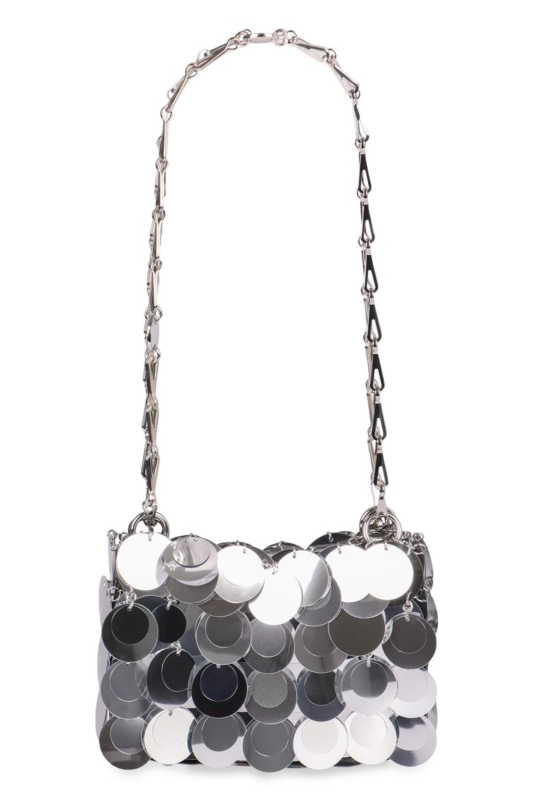 sparkles discs nano bag by Selfnex