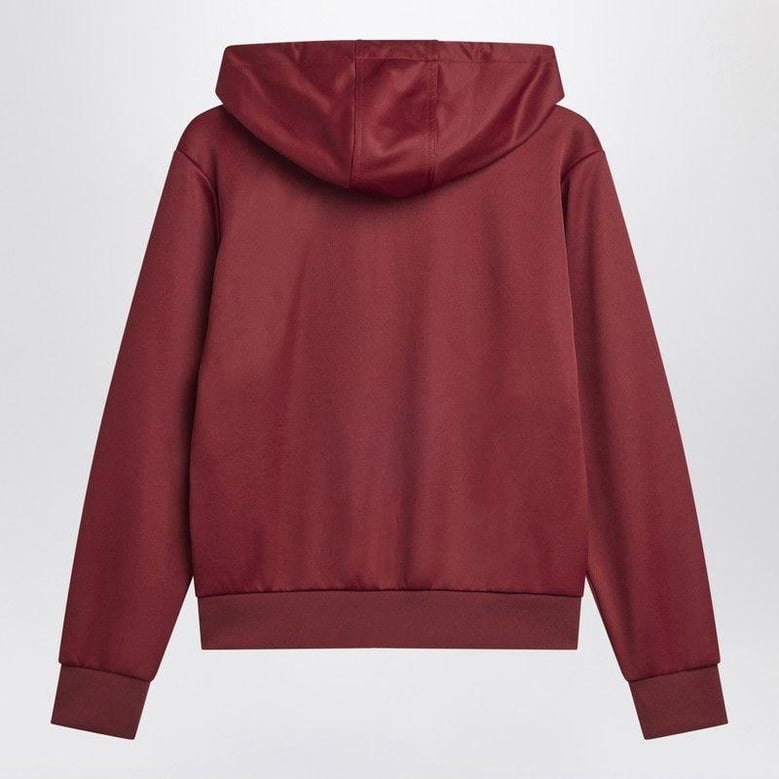 bordeaux hooded sweatshirt in cotton blend by Selfnex