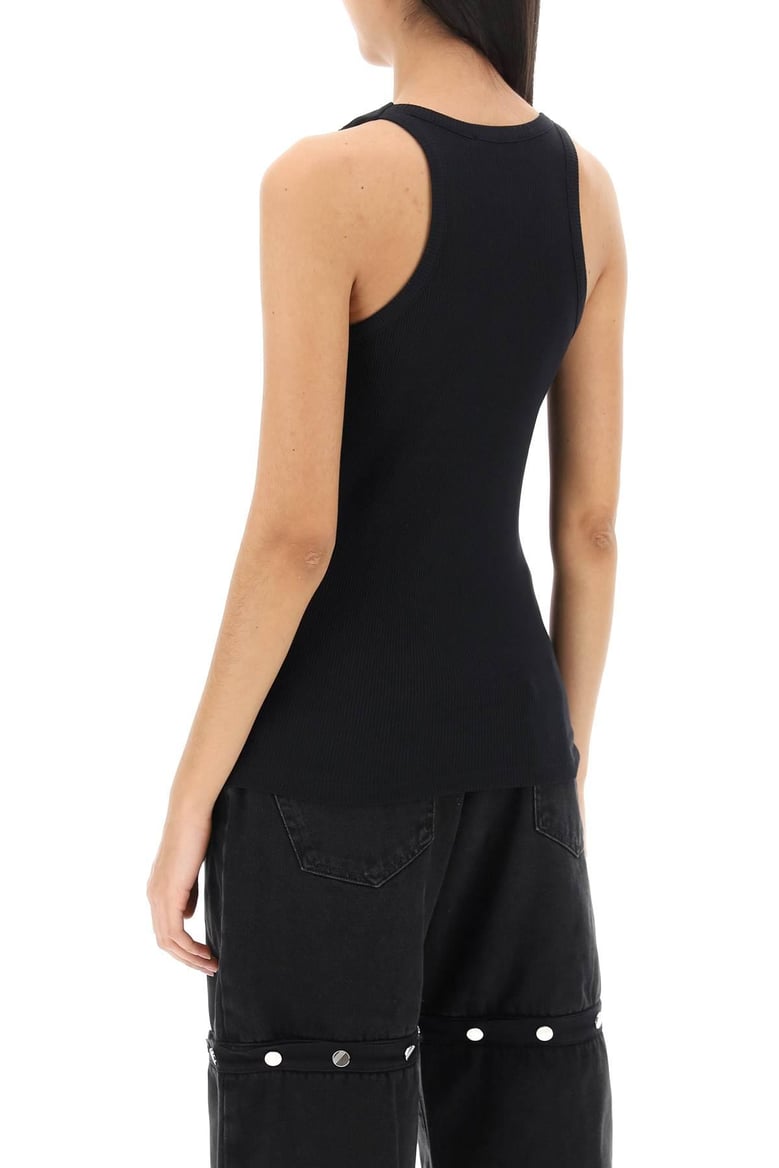 logo cotton tank top by Selfnex
