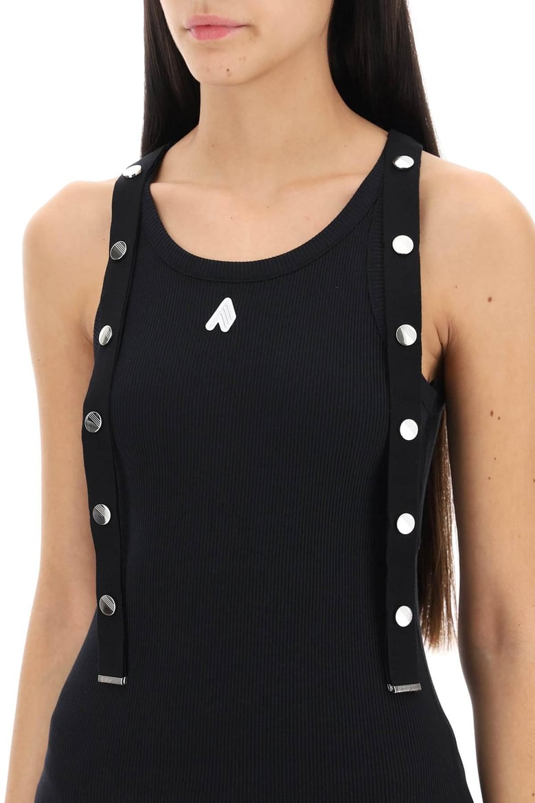 logo cotton tank top by Selfnex
