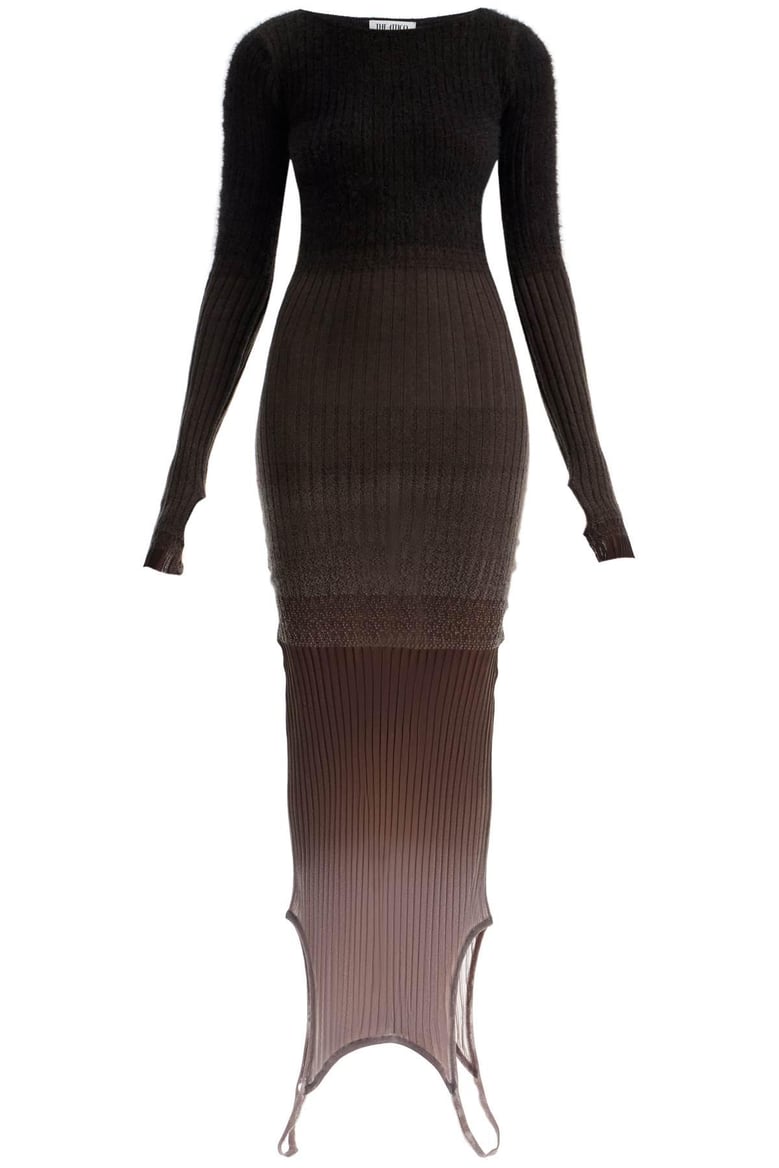 ribbed knit dress by Selfnex
