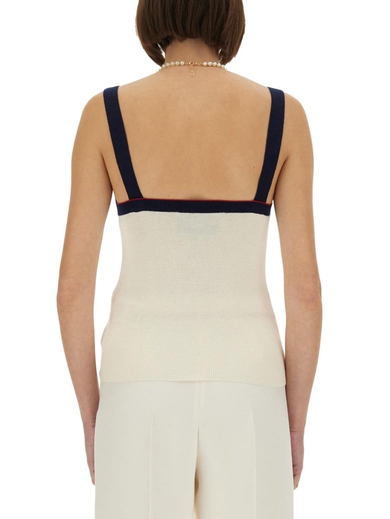 ivory wool top by Selfnex