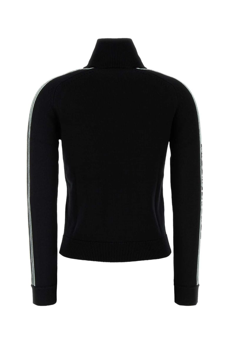 black wool cardigan by Selfnex