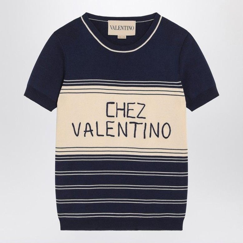 navy blue cotton sweater by Selfnex
