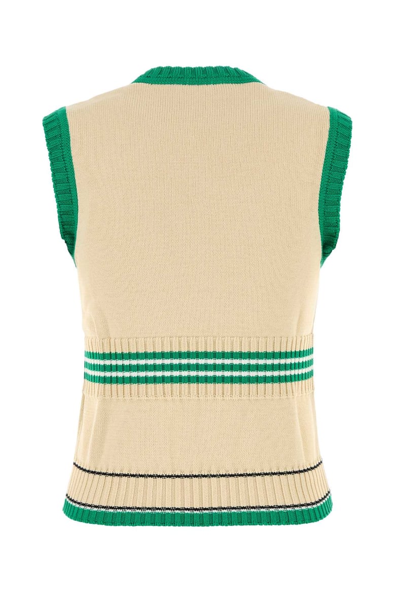 cream cotton vest by Selfnex