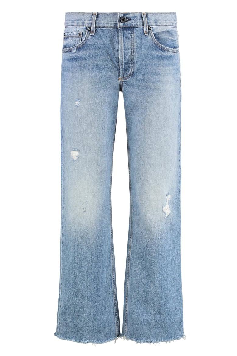 straight leg jeans by Selfnex